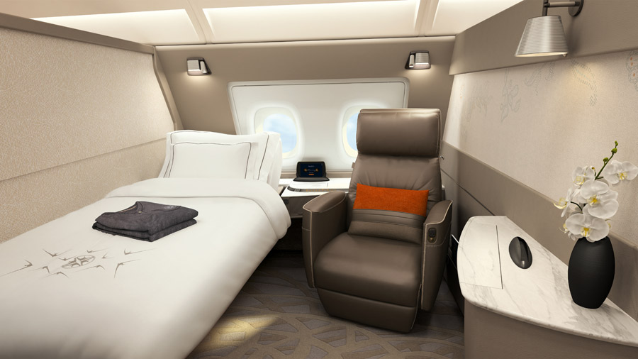 Singapore Airline neue Skyroom-Suiten