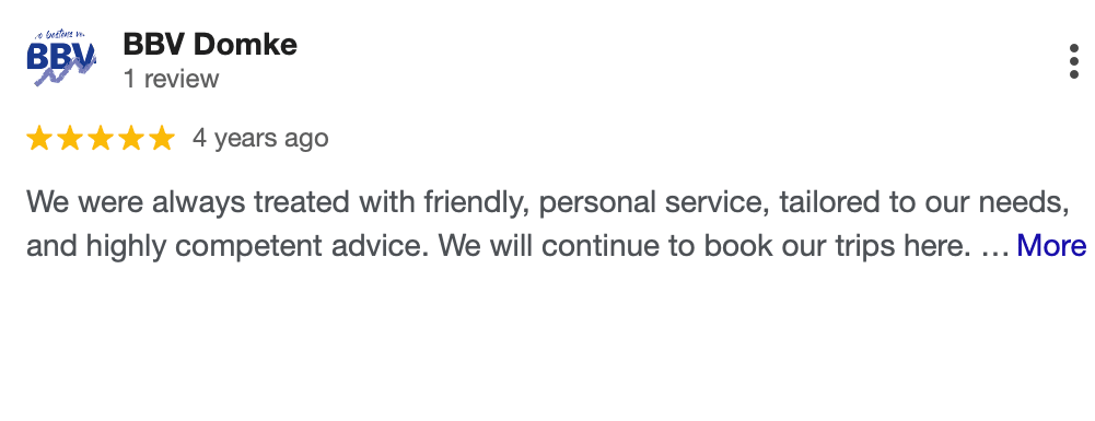 Authentic Google reviews for Ticket-Shop Travel Agency in Konstanz