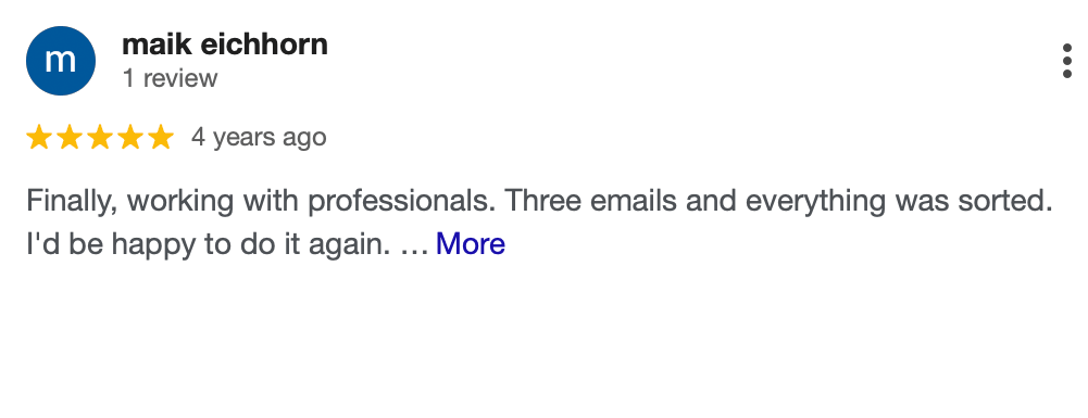 Authentic Google reviews for Ticket-Shop Travel Agency in Konstanz