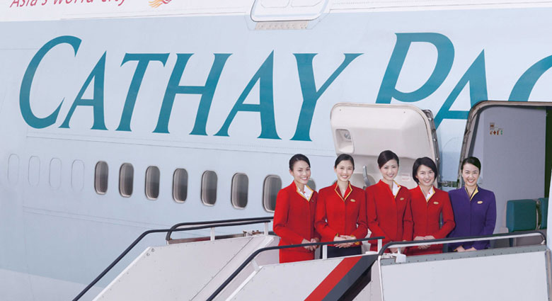 Cathay Pacific gehört zu den führenden Airlines in Asien
