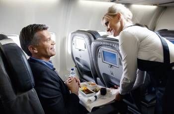 Die Business Class von Icelandair