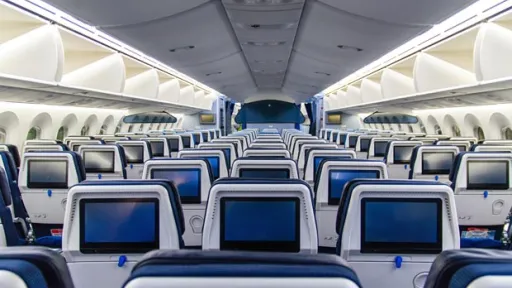 Sitzreihen im Flugzeug