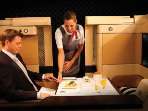 First-Class Service von Etihad Airways