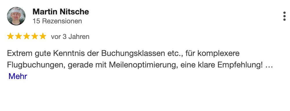 echte Bewertungen bei Google für das Reisebüro Ticket-Shop aus Konstanz
