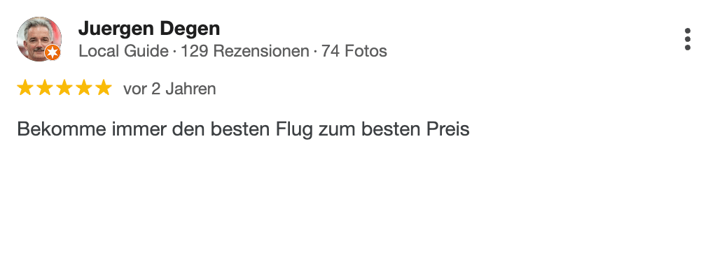 echte Bewertungen bei Google für das Reisebüro Ticket-Shop aus Konstanz