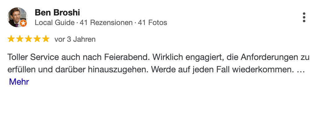 echte Bewertungen bei Google für das Reisebüro Ticket-Shop aus Konstanz