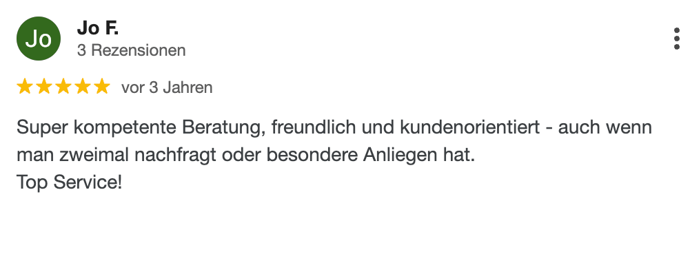 echte Bewertungen bei Google für das Reisebüro Ticket-Shop aus Konstanz